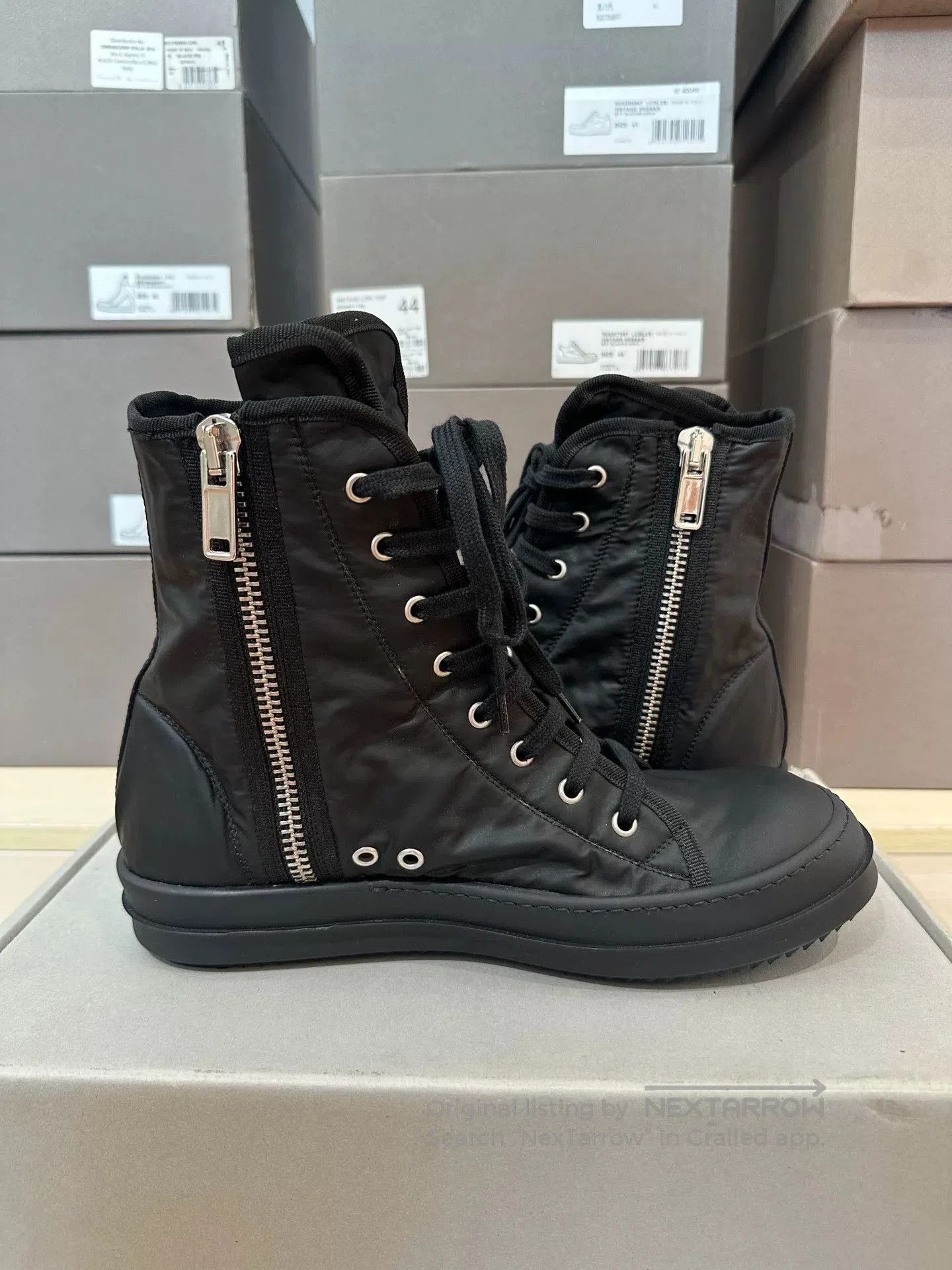 Rick Owens Drkshdw Rick Owens DRKSHDW High-Top Sneakers. Size US 8 / EU 41 - 5 Thumbnail