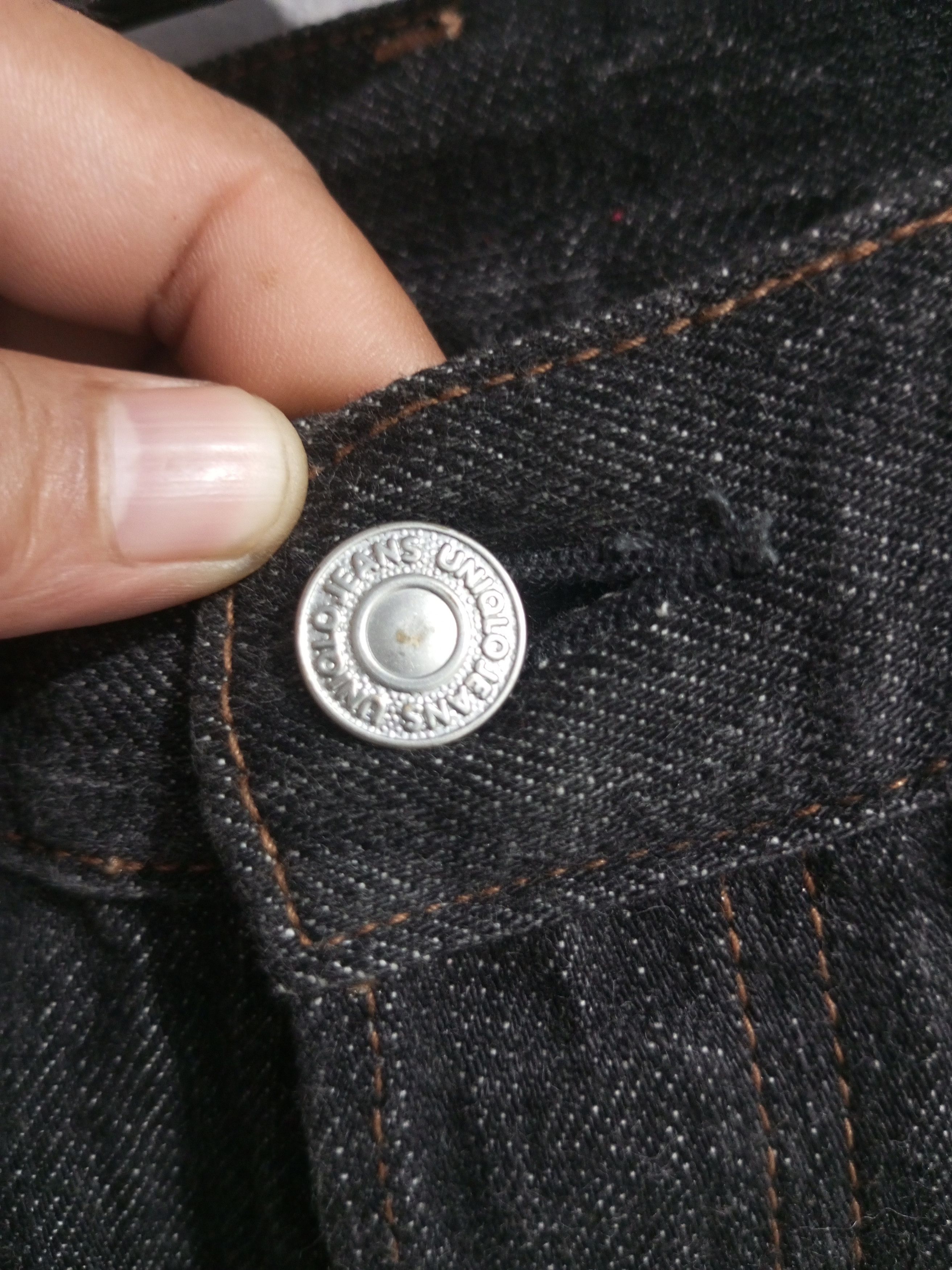 Uniqlo Vintage Uniqlo Painted glitter jeans Size US 31 - 13 Thumbnail