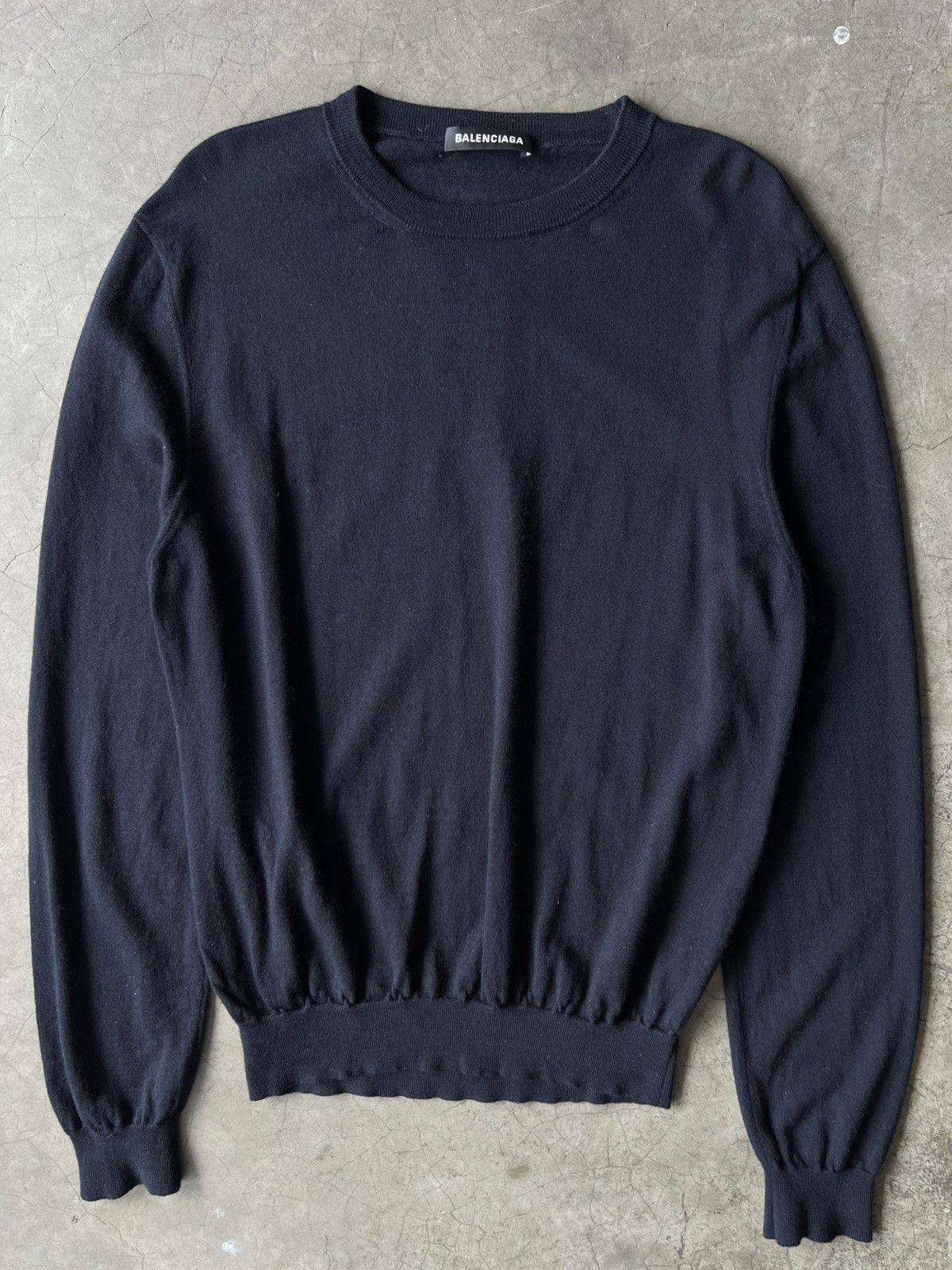 Balenciaga Balenciaga - Interlocking Logo Wool Pullover Sweater Size US S / EU 44-46 / 1 - 5 Thumbnail