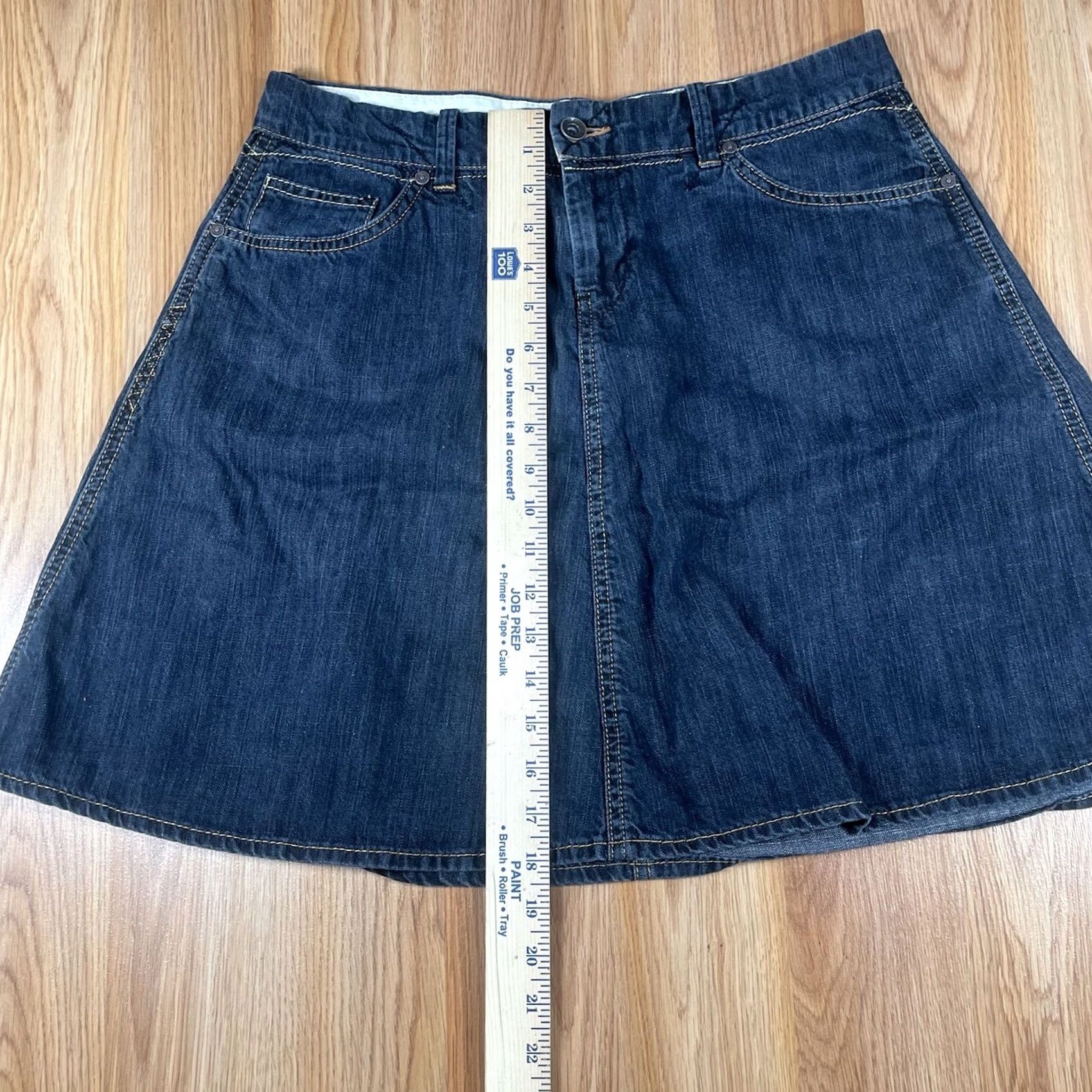 Mavi Mavi Denim Skirt Womens Size M Medium Blue Wash Jeans A Line Pencil 100% Cotton Size 32" / US 10 / IT 46 - 5 Thumbnail
