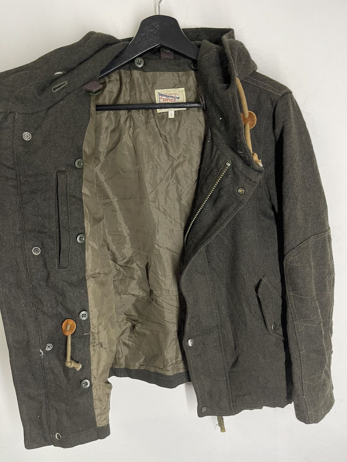 The Duffer of St.George VINTAGE THE DUFFER ST GEORGE WOOL HOODIES Size US S / EU 44-46 / 1 - 2 Thumbnail