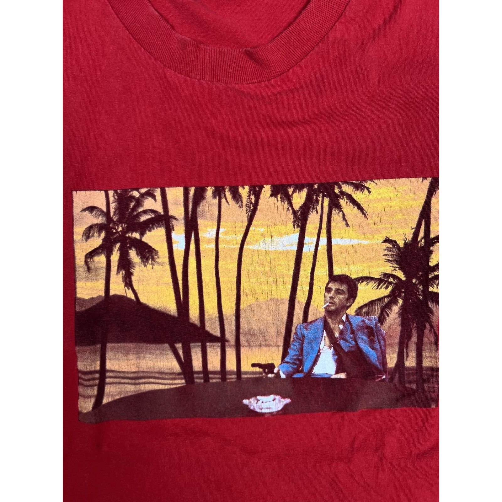 Cookies Scarface x Cookies T-Shirt Mens XL Tony Montana Red Sunset R Size US XL / EU 56 / 4 - 2 Thumbnail