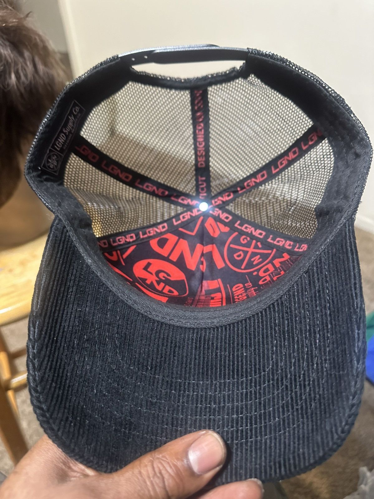 Nike Vintage LGND Supply Co. “Corduroy Mesh” hat 00s Size ONE SIZE - 7 Thumbnail