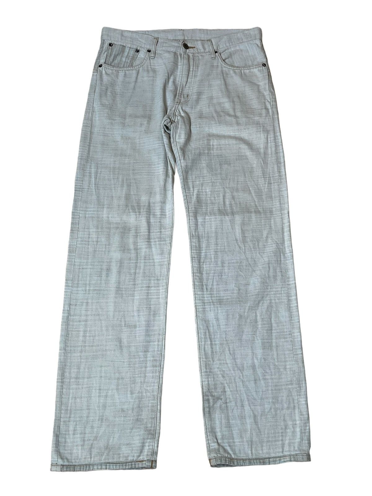 Edwin SICK 90s VINTAGE EDWIN GRAND BLUE SELVAGE 13oz DENIM Size US 33 - 1 Thumbnail