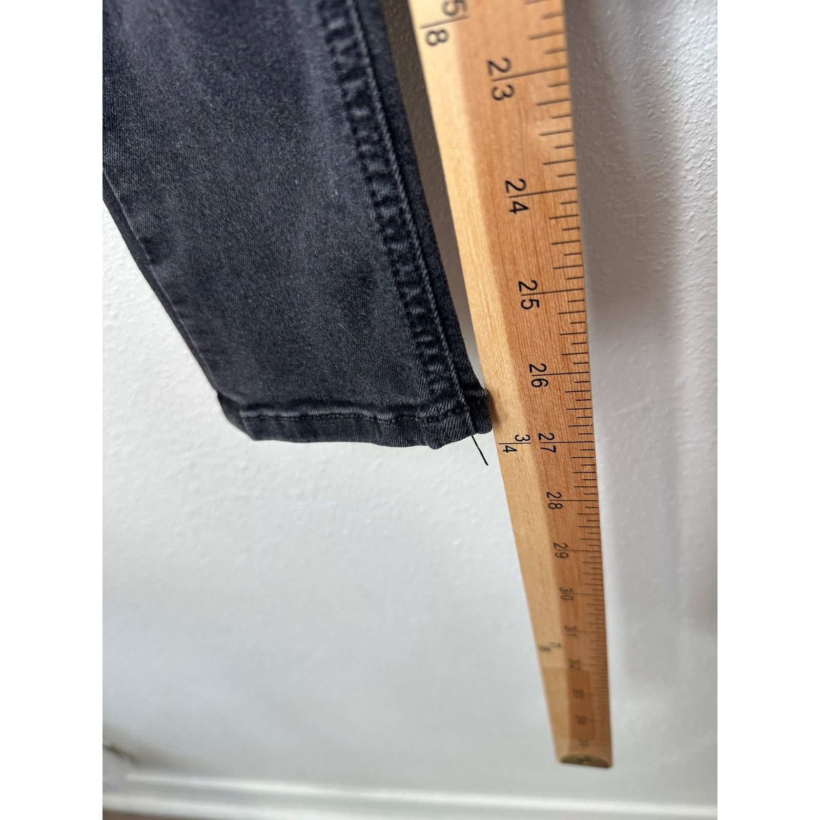 Rag & Bone Rag & Bone Dark Gray High Rise Ankle Skinny Jeans 26 Size 26" / US 2 / IT 38 - 15 Thumbnail