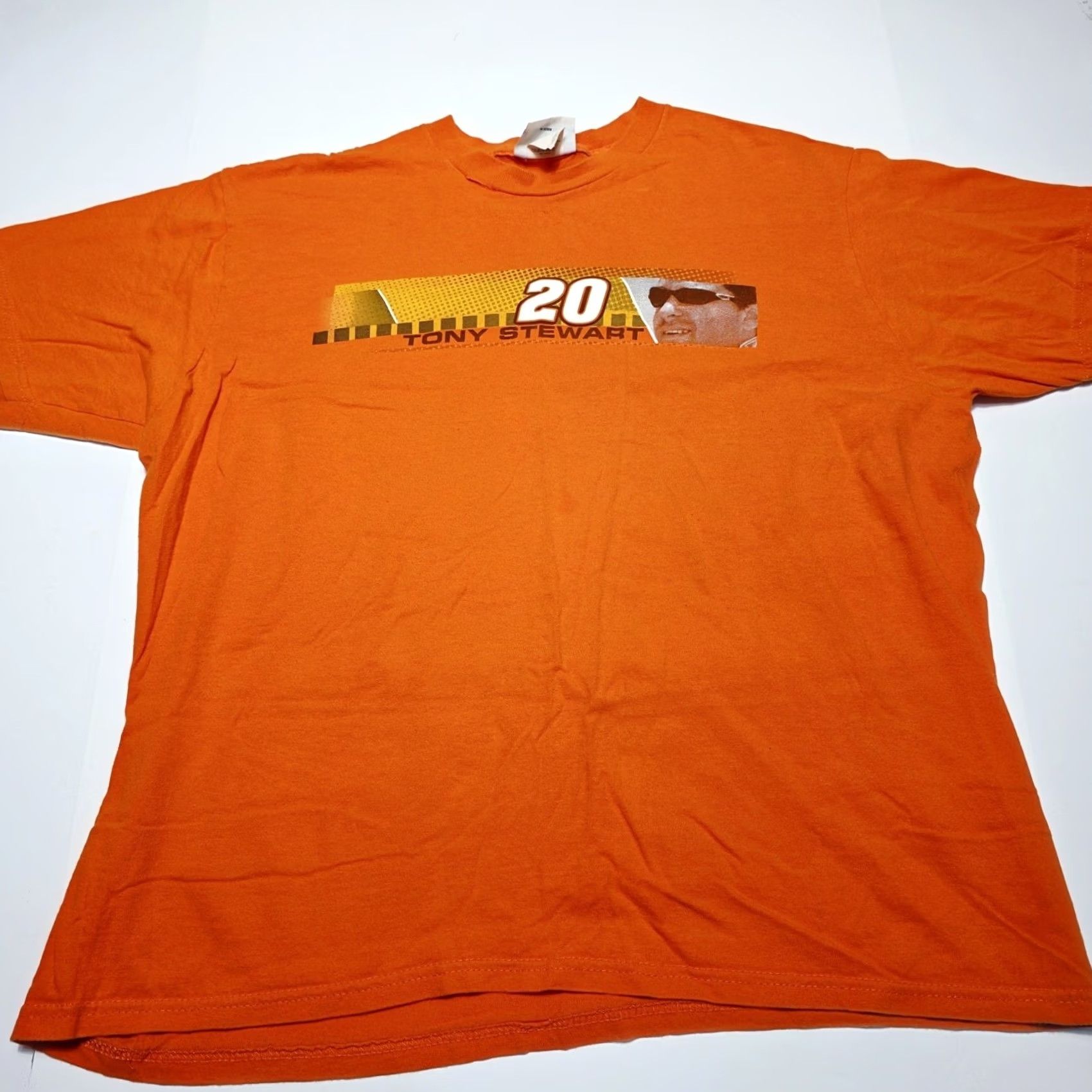 Vintage VINTAGE Tony Stewart NASCAR Shirt Mens XL Orange Home Depot Racing Y2K Size US XL / EU 56 / 4 - 3 Thumbnail