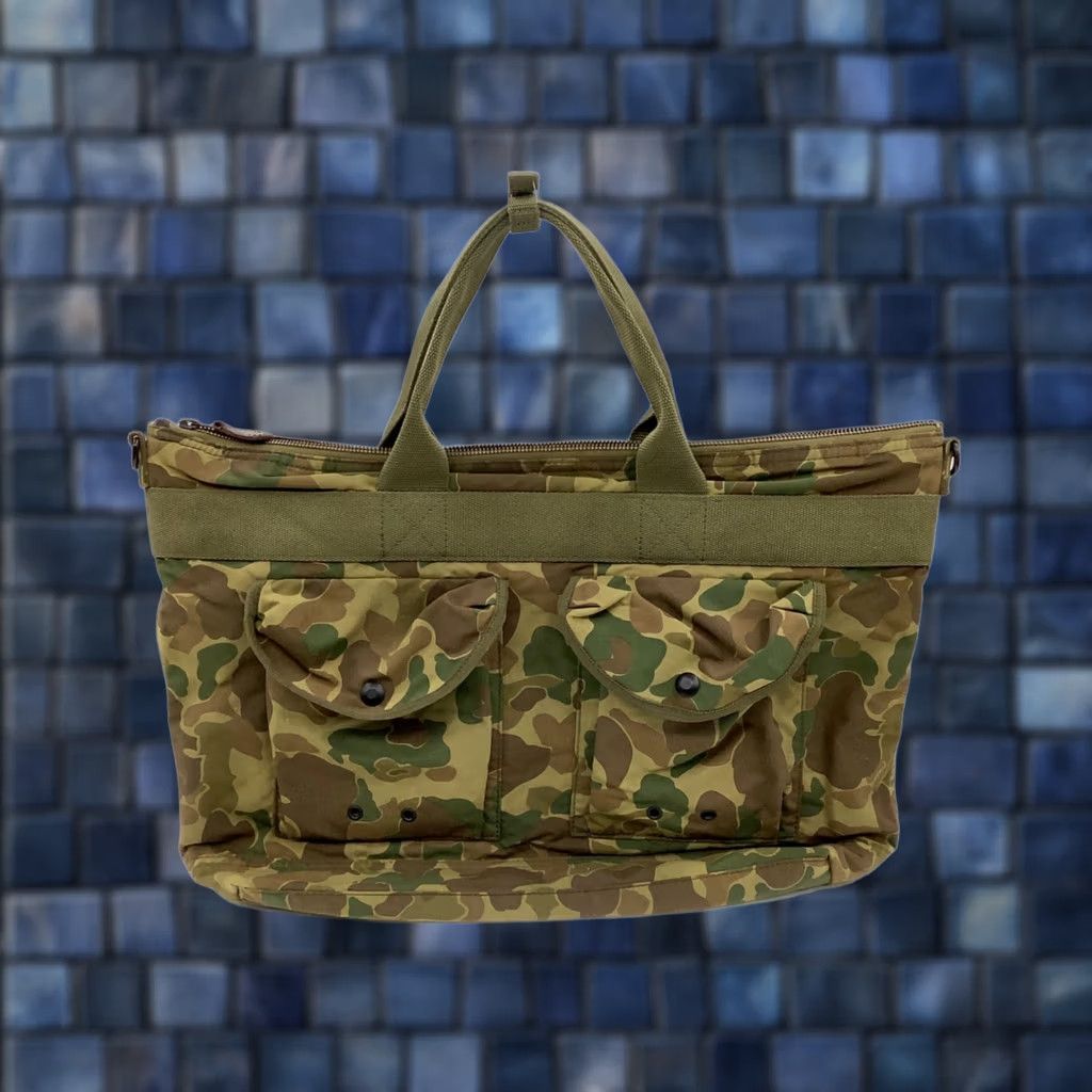 Ralph Lauren RRL Ralph Lauren Camouflage Tote Bag Green Unisex good condition Size ONE SIZE - 1 Thumbnail