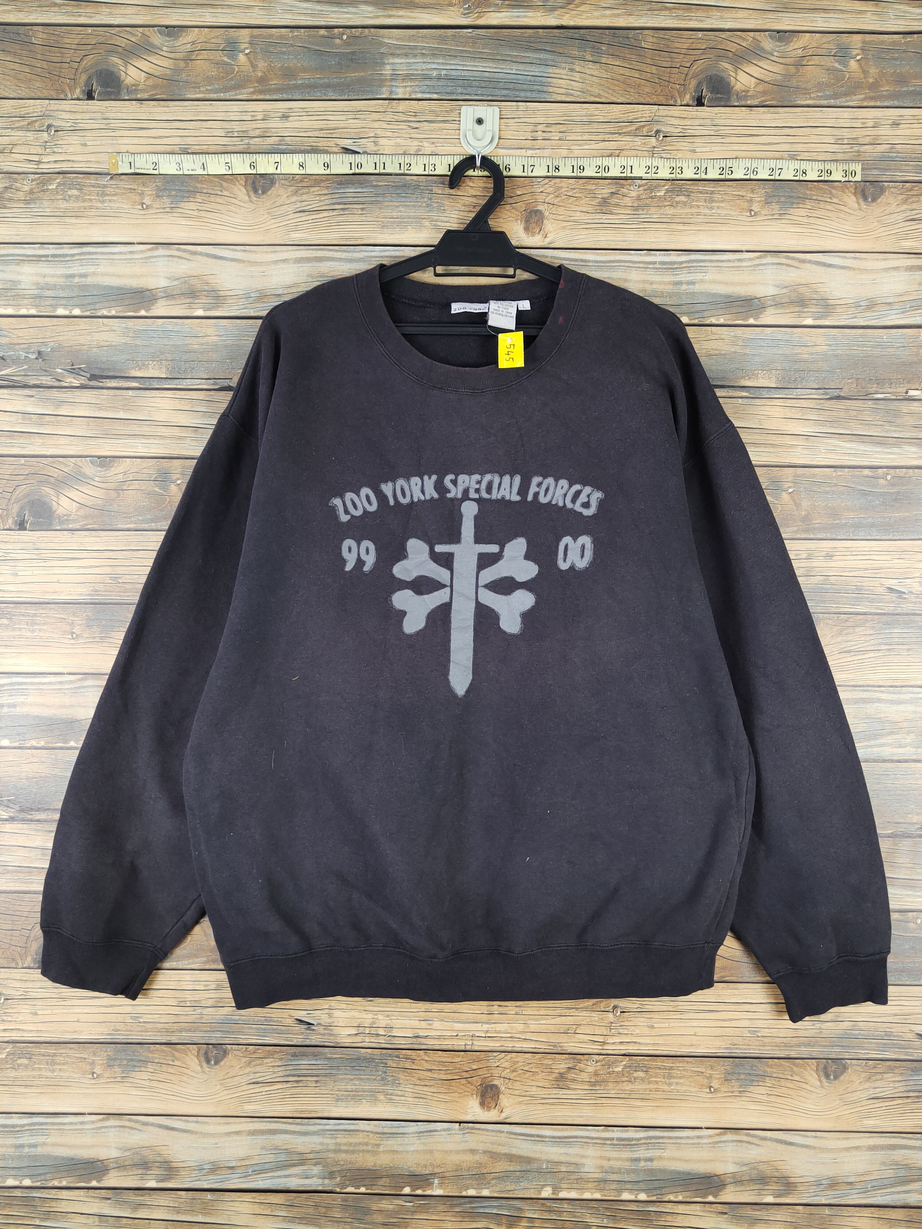 DL Zoo York Black Faded vintage Sweatshirts #545