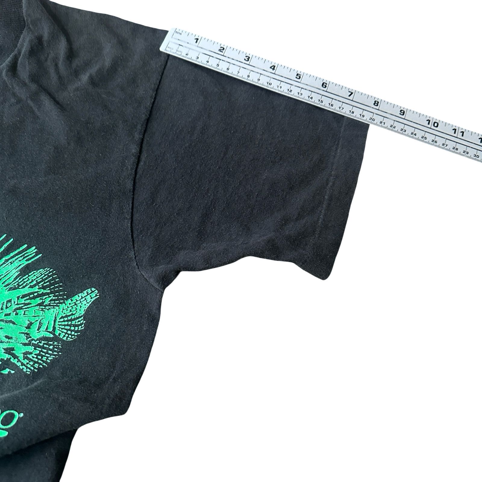 Speedo Vintage Speedo T-Shirt Neon Tropical Fish Men’s M Black USA Size US M / EU 48-50 / 2 - 8 Thumbnail
