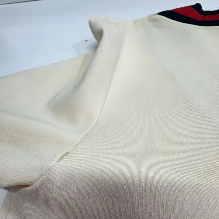 Gucci Gucci V-Neck Short Sleeve Dress in Cream-2507 Size M / US 6-8 / IT 42-44 - 4 Thumbnail