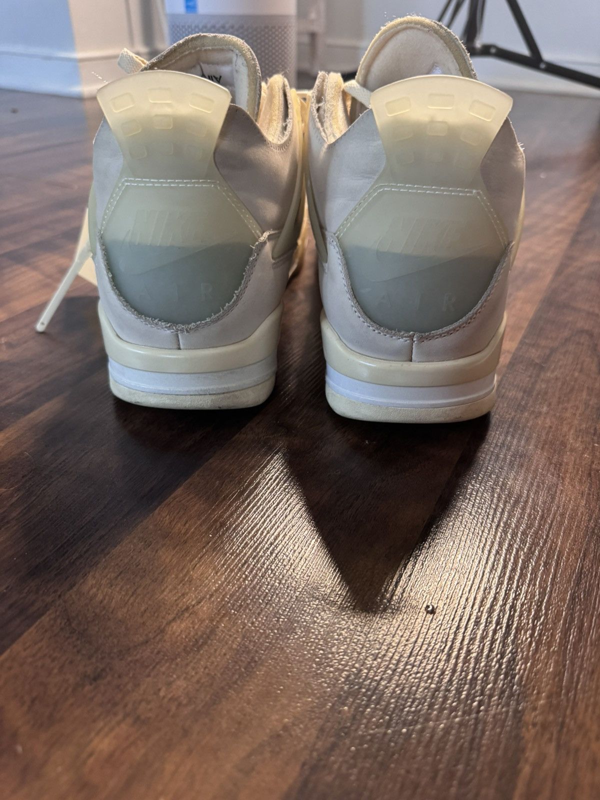 Jordan Brand × Off-White Off-White Air Jordan 4 Retro SP "Sail" Size US 13 / EU 46 - 5 Thumbnail