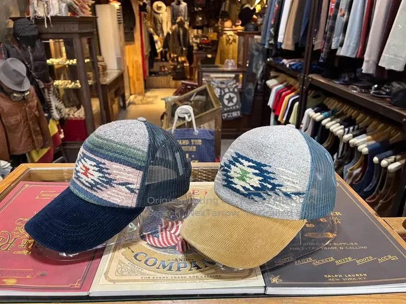 RRL Ralph Lauren RRL Navajo Pattern Wool Baseball Cap . Size ONE SIZE - 3 Thumbnail