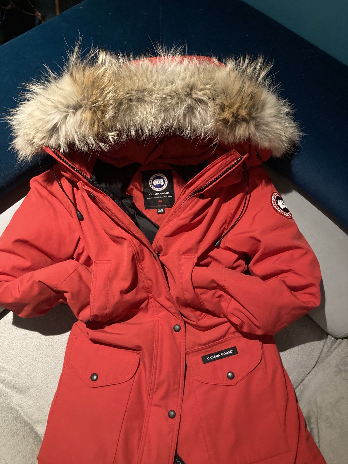 Coyote Fur Trillium Fur Trim Parka Canada Goose Trillium Parka