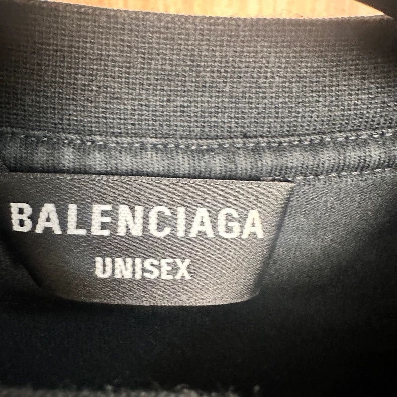 Balenciaga Balenciaga Black washing destroys rainbow splash-ink short Size US M / EU 48-50 / 2 - 3 Thumbnail