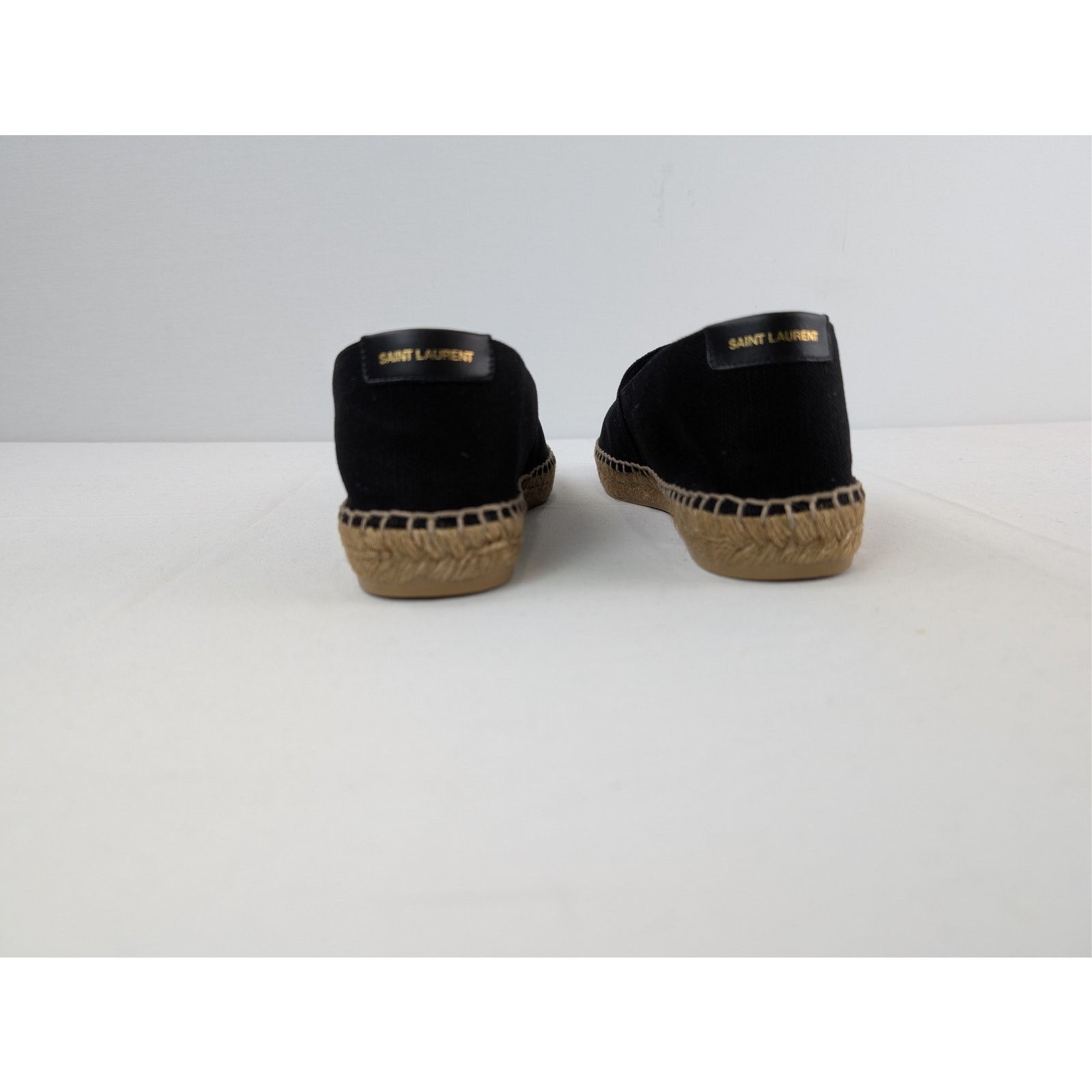 Saint Laurent Paris o1rshd1 Saint Laurent Canvas Espadrilles Slip On Shoes Black Size US 7.5 / EU 40-41 - 11 Thumbnail
