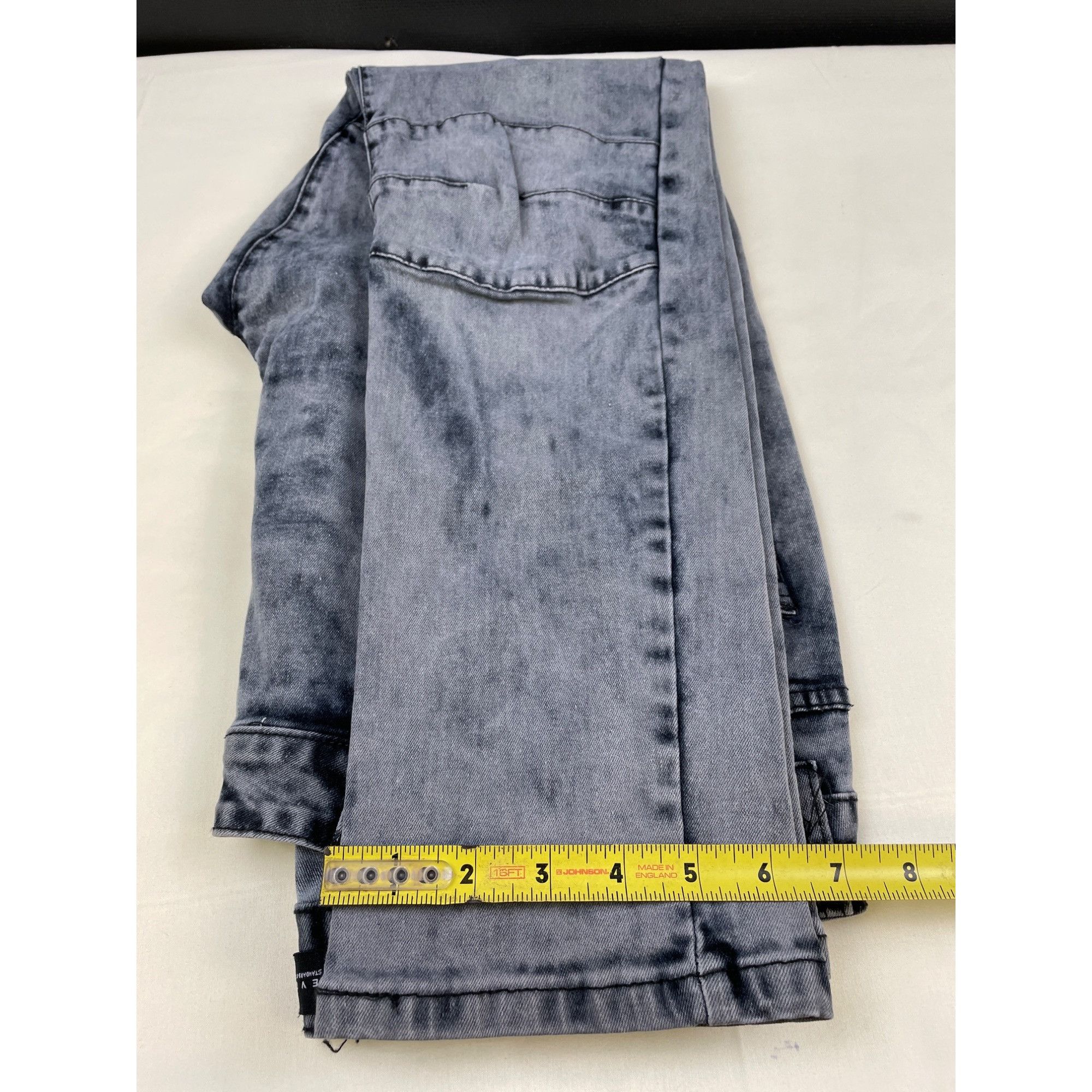 Other Seven Souls Men's Gray wash Jeans stretch skinny size 32 x 3 Size US 32 / EU 48 - 7 Thumbnail