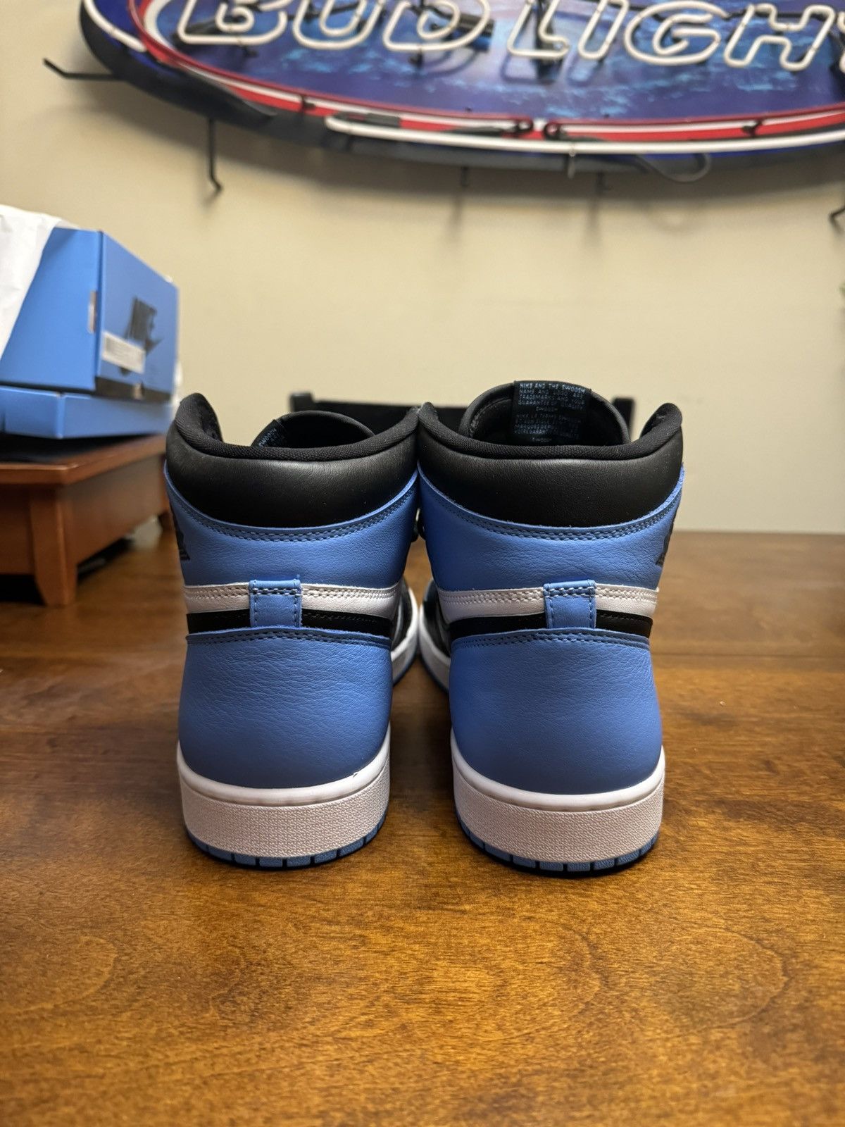 Jordan Brand × Nike Air Jordan 1 Retro High OG “UNC Toe” Size US 12 / EU 45 - 4 Thumbnail
