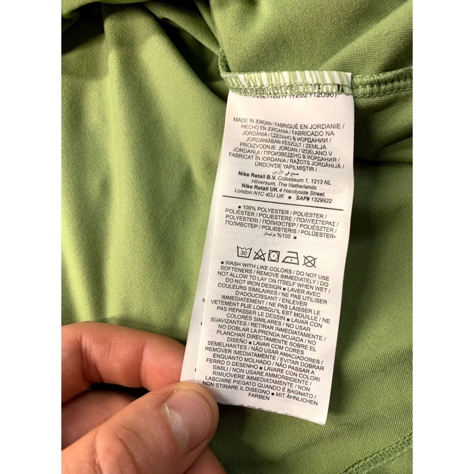 Nike NIKE Training Dri-FIT 2022 ORIGINAL RUN Shirt Jersey Tee XL Women Olive Long Sleeve Solid Run Womens Size XL / US 12-14 / IT 48-50 - 6 Thumbnail