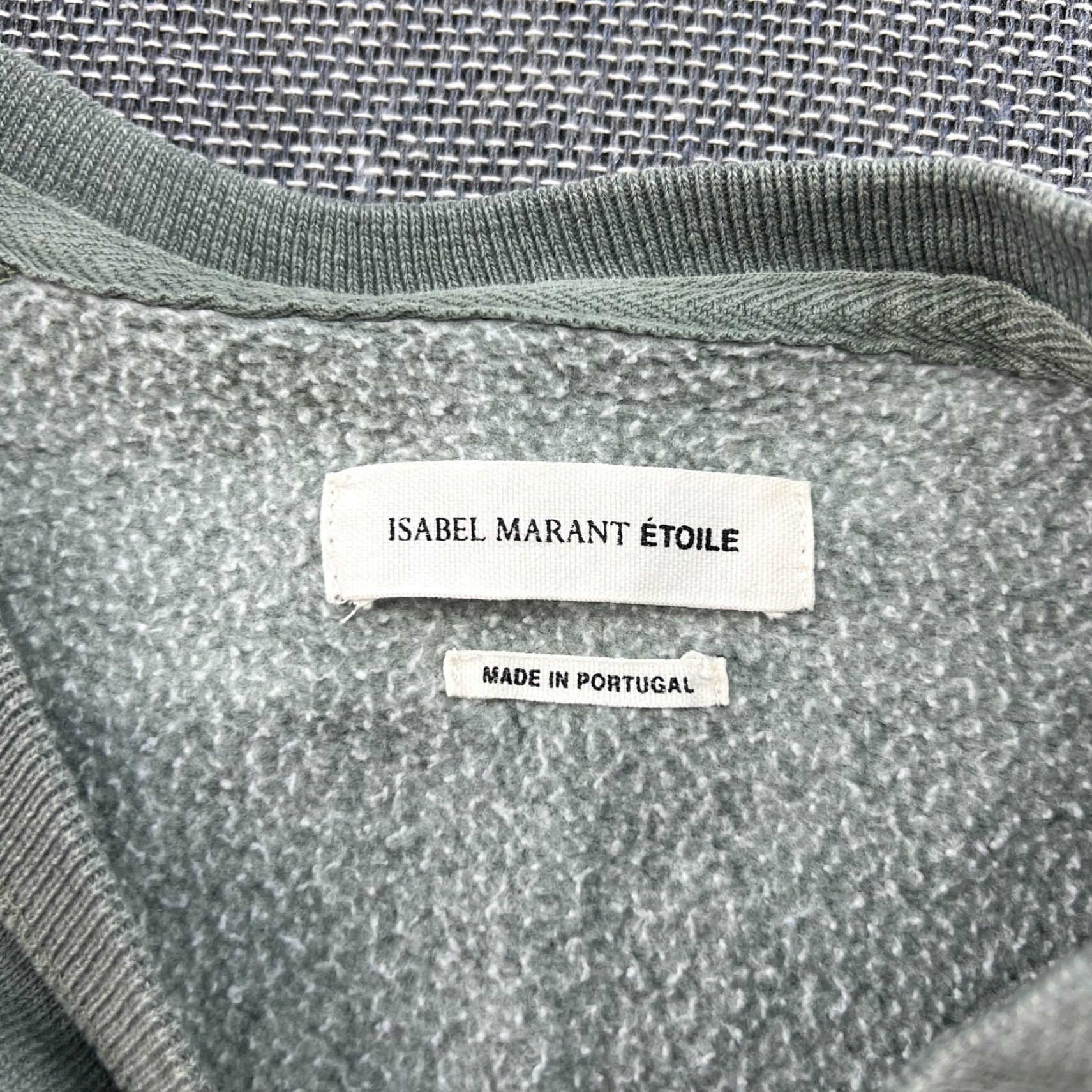 Isabel Marant ISABEL MARANTZ ETOILE Womens Sweatshirt Size 40 Green Crewneck Vintage Pullover Cotton Canvas Activewear Casual Womens Sweatshirt Size S / US 4 / IT 40 - 3 Thumbnail