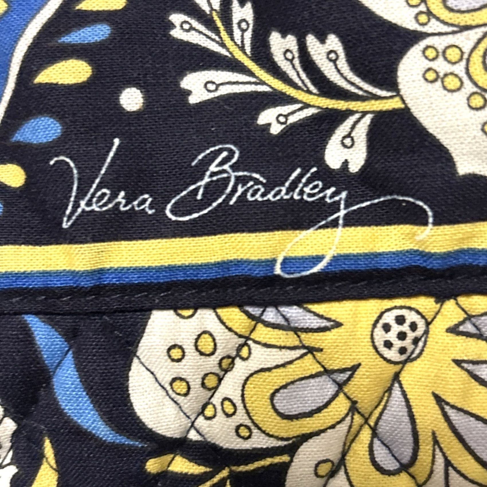 Vera Bradley VERA BRADLEY Ellie BLUE PRINT QUILTED HANDBAG TOGGLE TOP TOTE PURSE 3 Pocket Tote Womens Large Multicolor Size L / US 10 / IT 46 - 5 Thumbnail