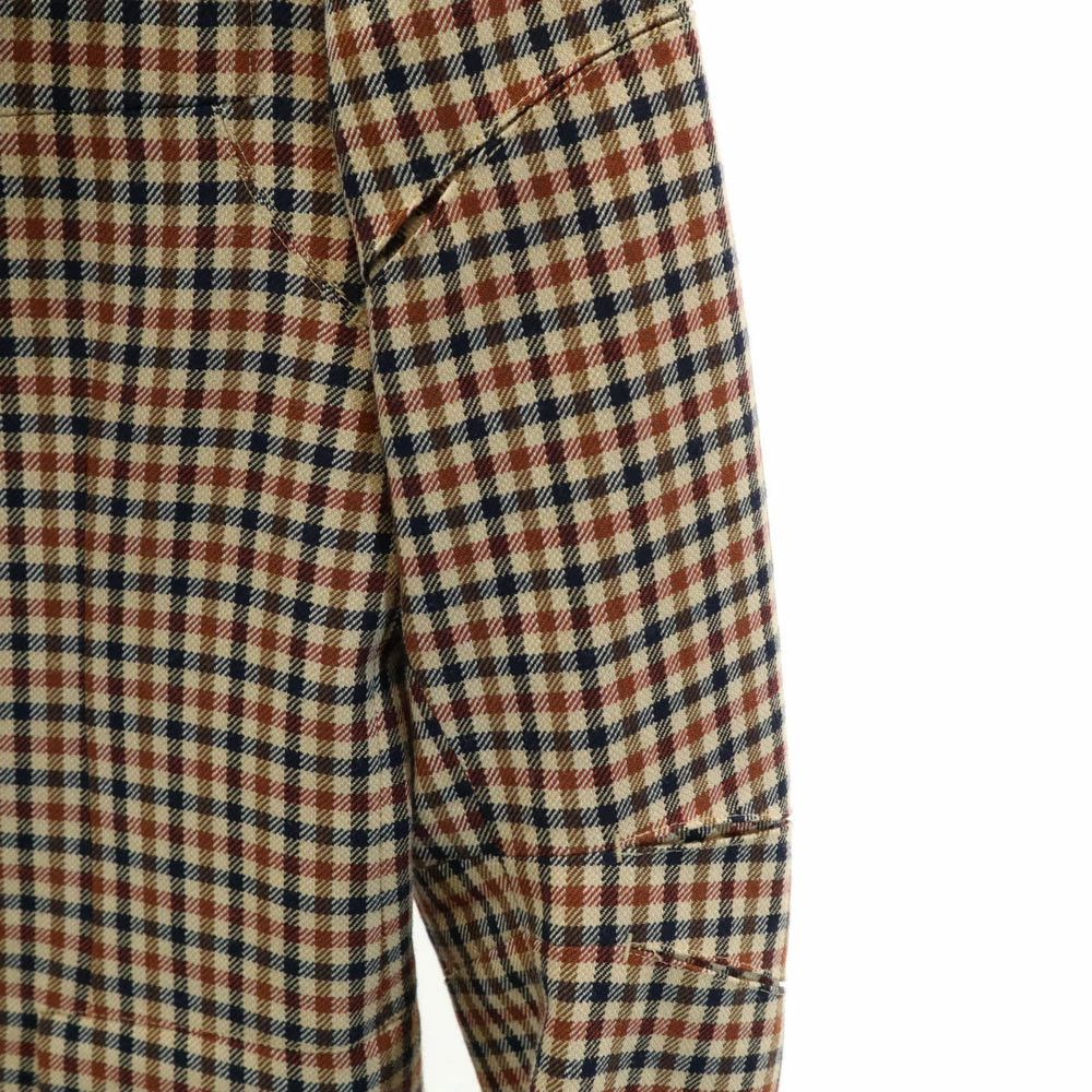 Comme des Garcons Jacket Checked Tailored Wool 2 Button Flap Pocket Beige Size US M / EU 48-50 / 2 - 7 Thumbnail