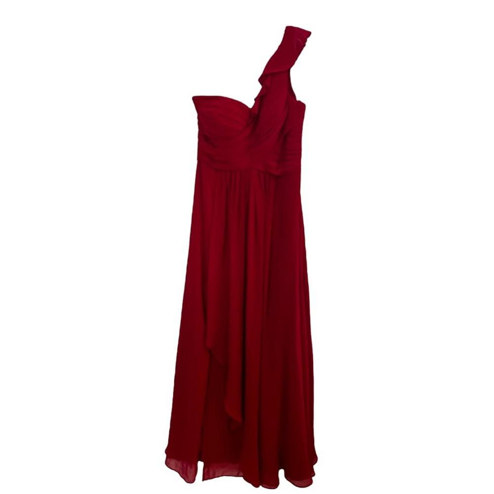 Other Wtoo l One Shoulder Bridesmaid Dress In Cranberry Size 6 Size M / US 6-8 / IT 42-44 - 2 Thumbnail