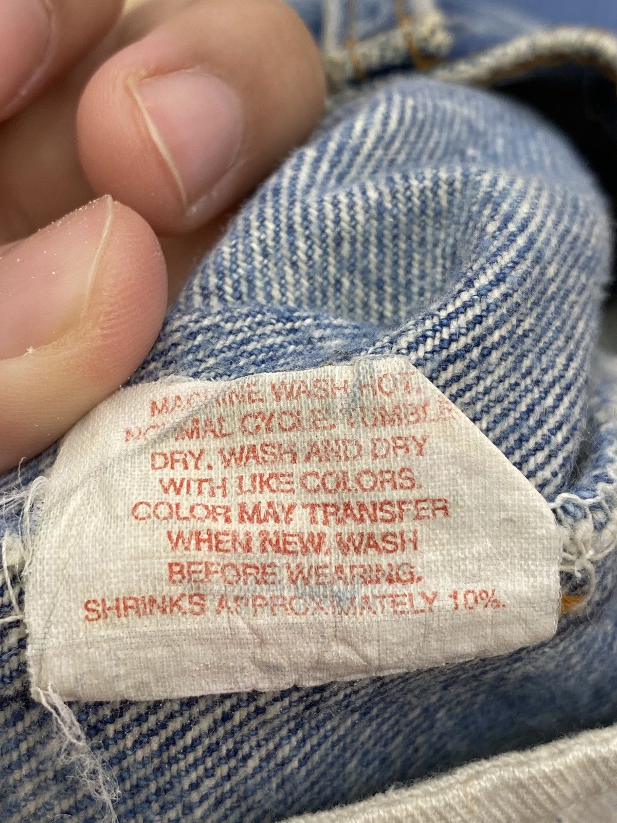 Levi's Vintage Clothing Vintage 90s Levis 501 Mud Wash Faded Distressed Style Jeans Size US 31 - 19 Thumbnail