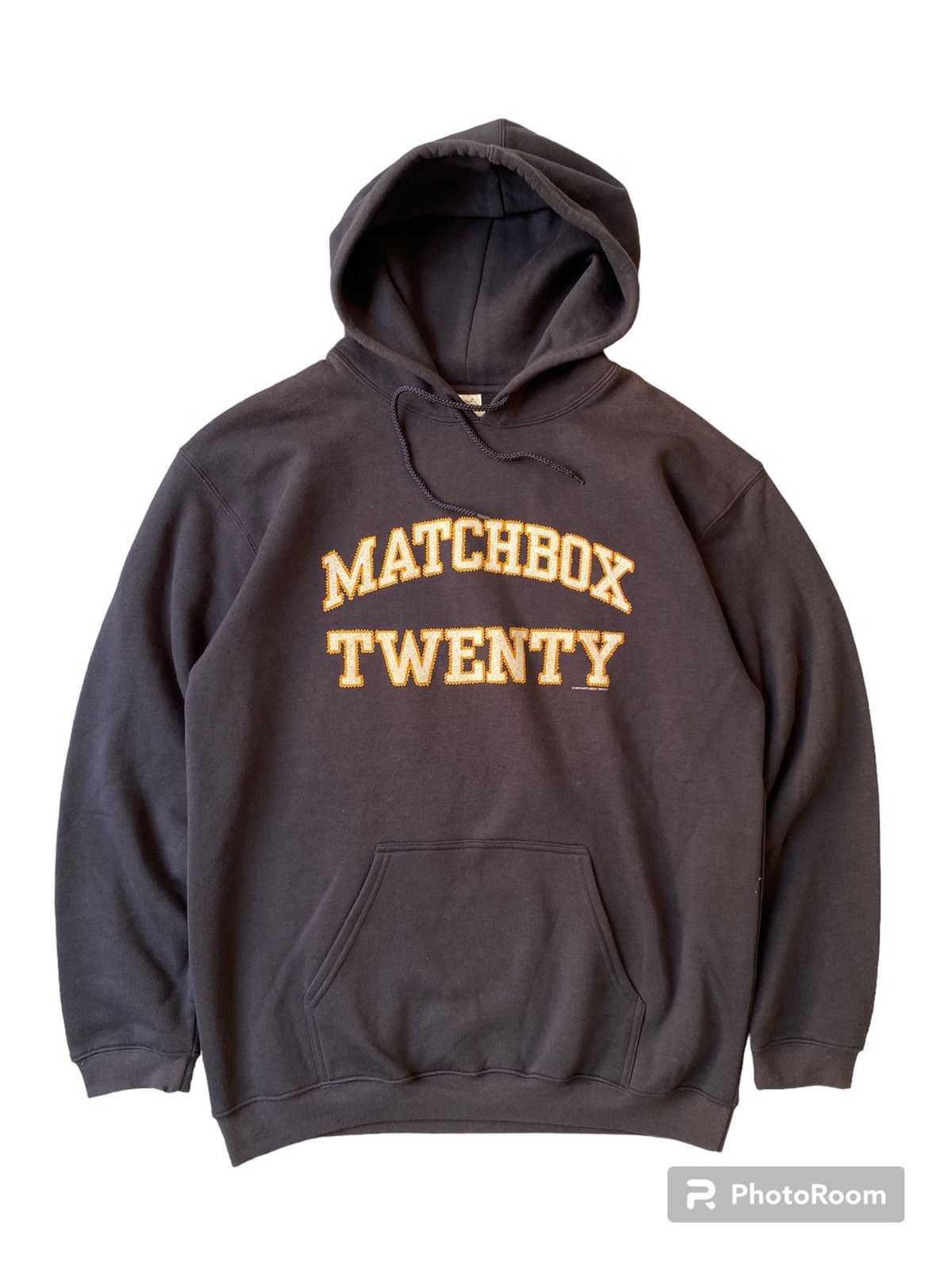 image of Band Tees x Vintage 2000’S Matchbox Twenty Band Hoodie in Dark Blue, Men's (Size Large)