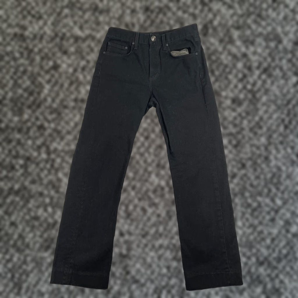 Rag & Bone VINTAGE Rag & Bone Women's Jeans 26 High-Rise Straight Black Denim 27"Inseam Fall Winter Girls Size 28" / US 6 / IT 42 - 1 Thumbnail
