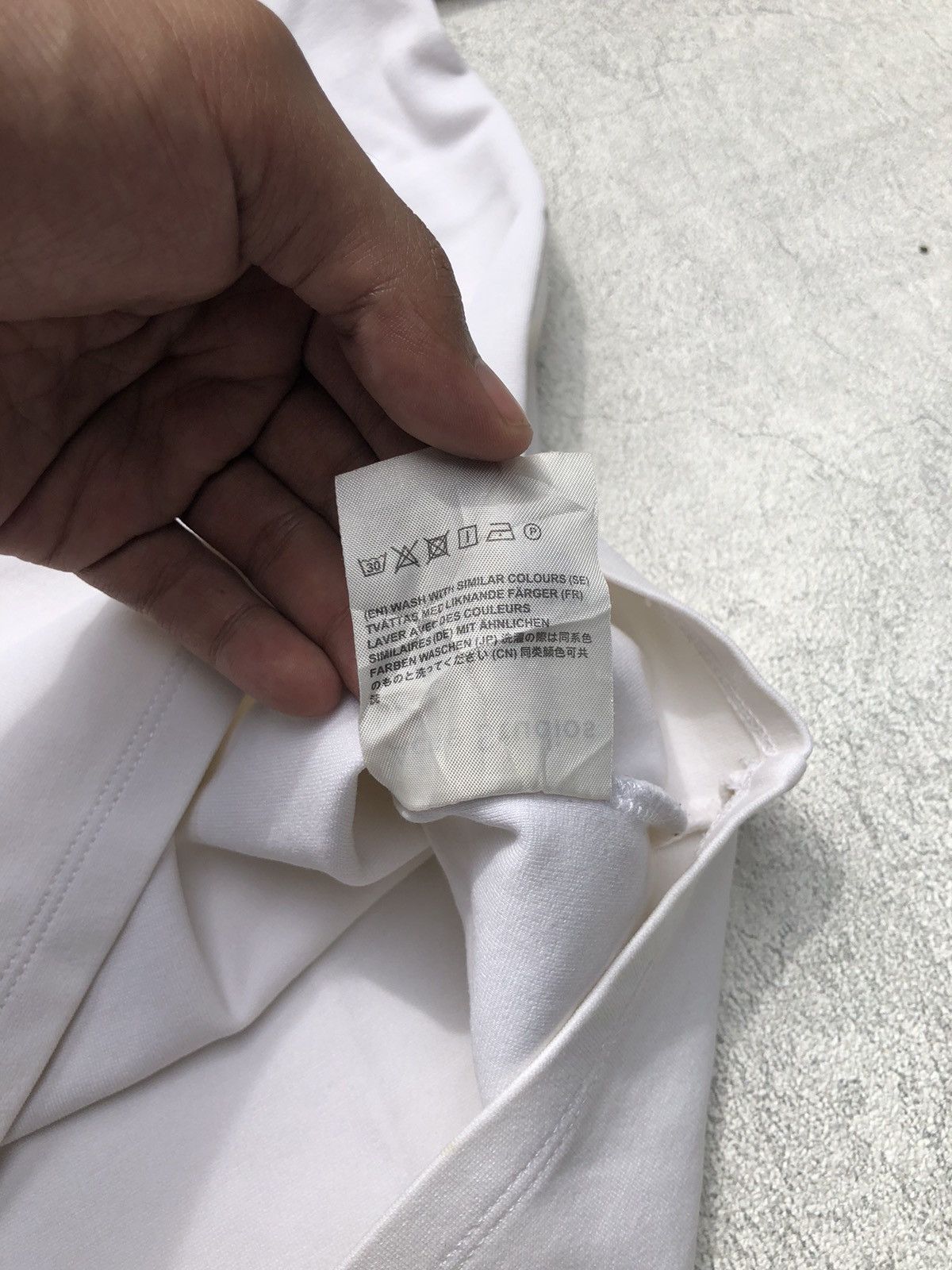 Acne Studios Acne Studios Neck Logo Navid T-Shirt White Size US XS / EU 42 / 0 - 8 Thumbnail