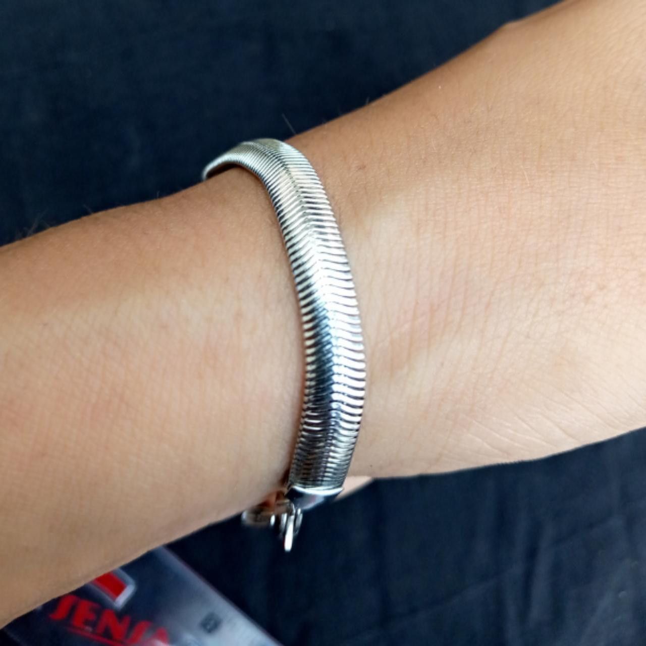 Other Retro Silver Color Metal Bracelet Size ONE SIZE - 1 Thumbnail