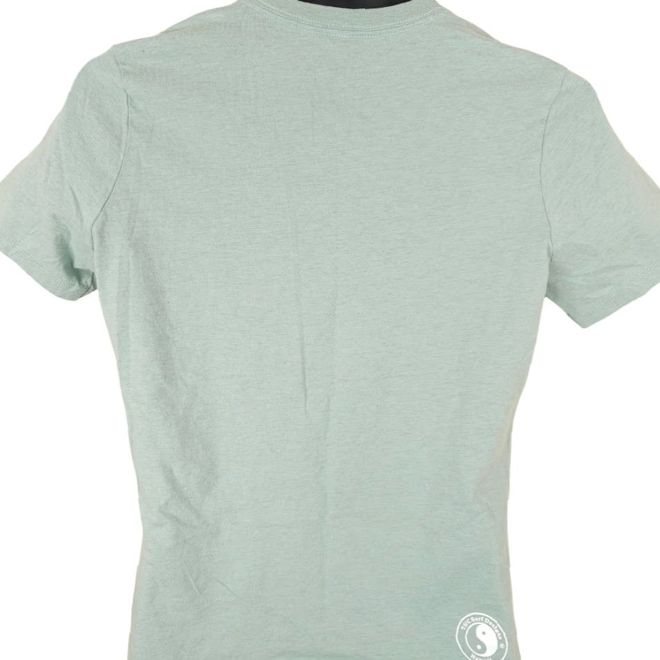ALOHAS T&C Surf Designs T Shirt Womens Medium Blue Peace Aloha Hawaii Surfer Tee Size M / US 6-8 / IT 42-44 - 4 Thumbnail