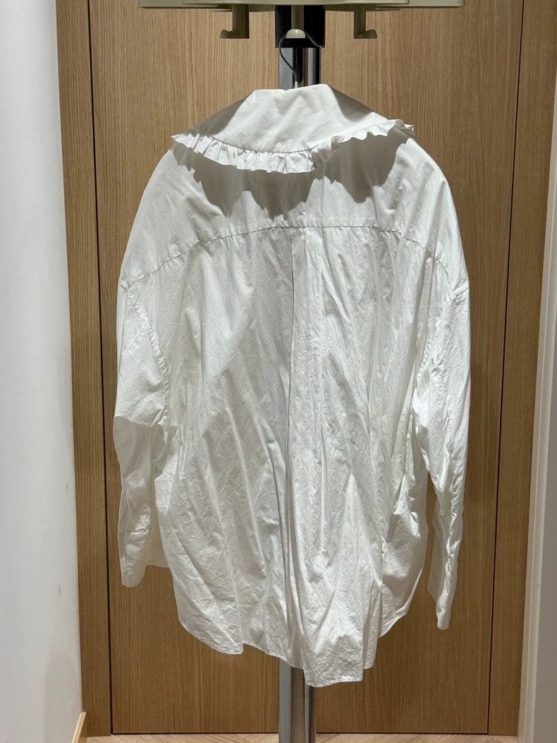 Comme des Garcons Comme Des Garcons Loose lace collar shirt 2505-Nextarrow Size M / US 6-8 / IT 42-44 - 2 Thumbnail