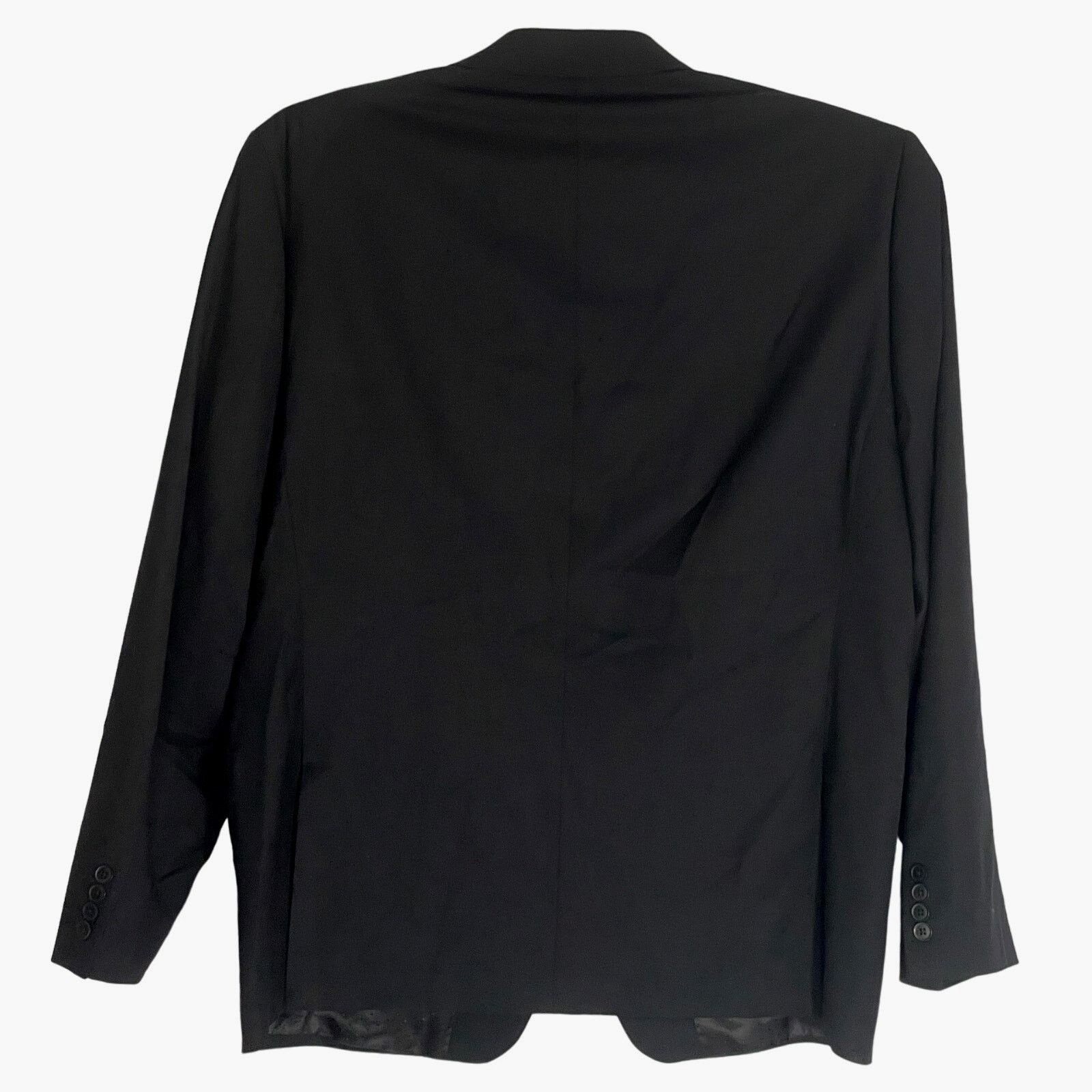 Other Collection Michael Strahan Strech Wool Slim Jacket Black 48R Size 48R - 2 Thumbnail