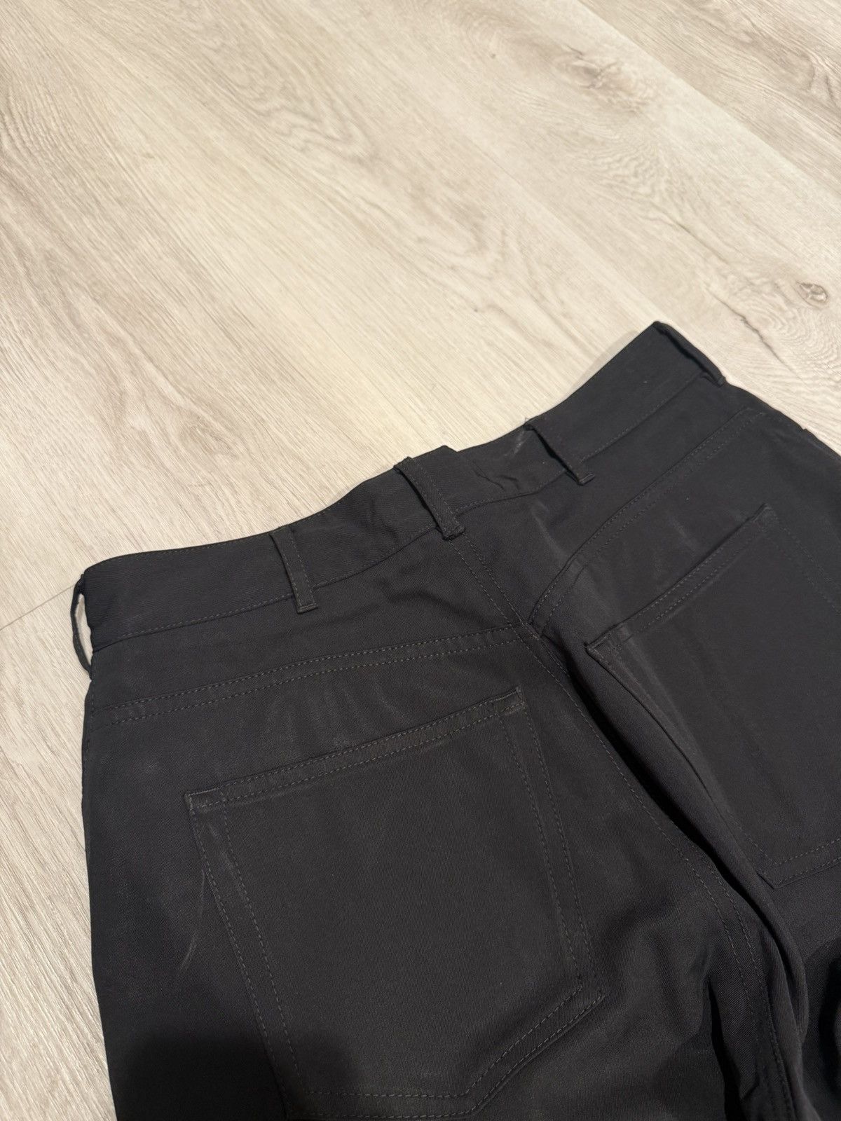 Balenciaga s/s 2021 wool denim cut wide leg pants!! Size US 28 / EU 44 - 7 Thumbnail