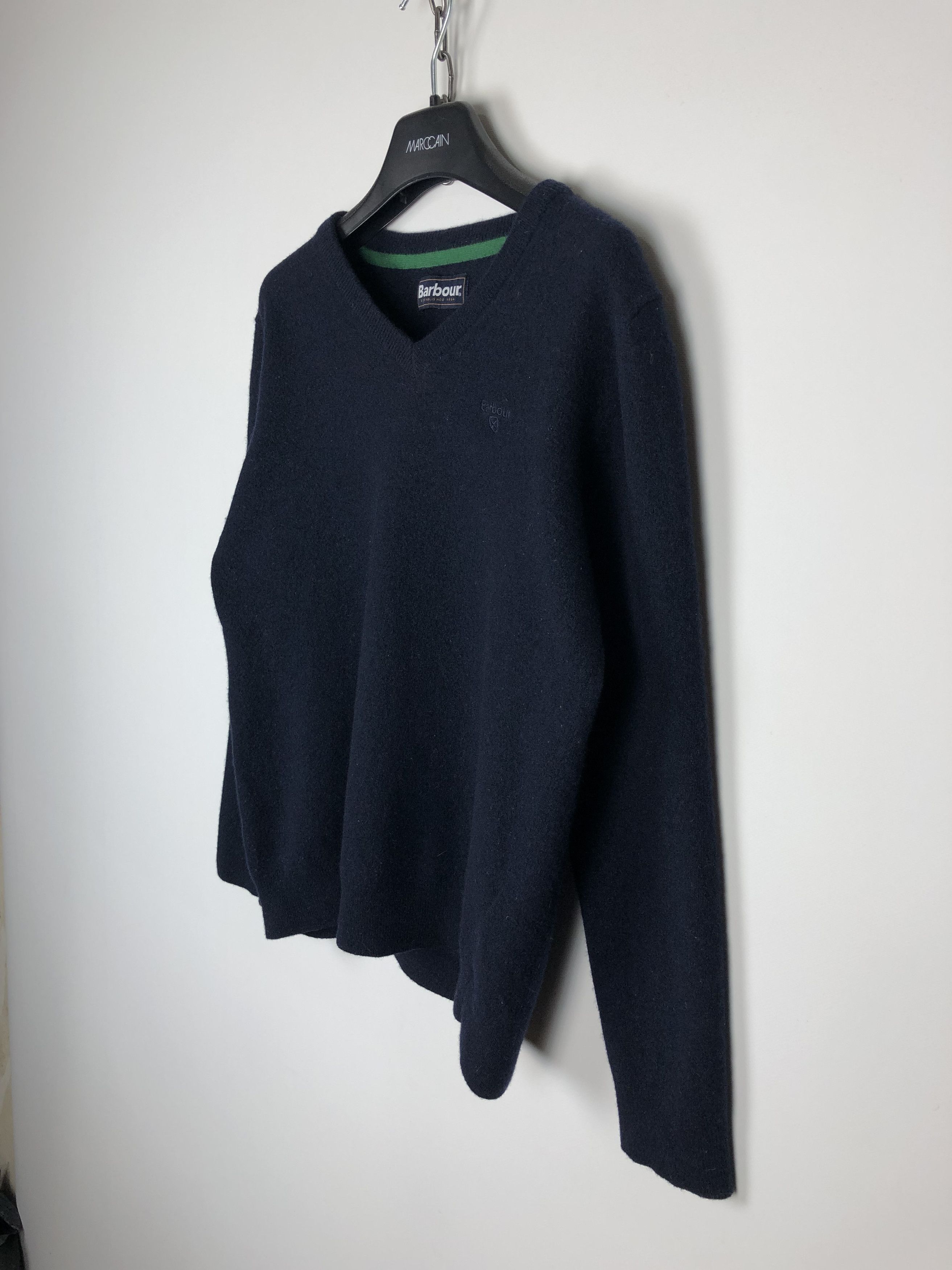 Barbour Barbour Wool Sweater Pullover V-Neck Size US S / EU 44-46 / 1 - 5 Thumbnail