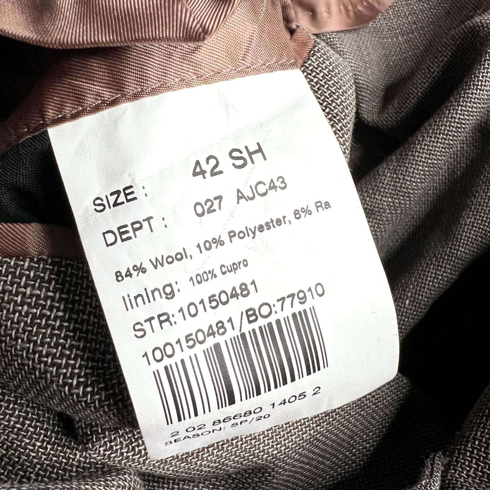 Brooks Brothers Brooks Brothers Regent Fit Blazer Sport Coat 42S Wool Brown Micro-Check Notch Lapel Two-Button Mens Jacket Size 42R - 7 Thumbnail