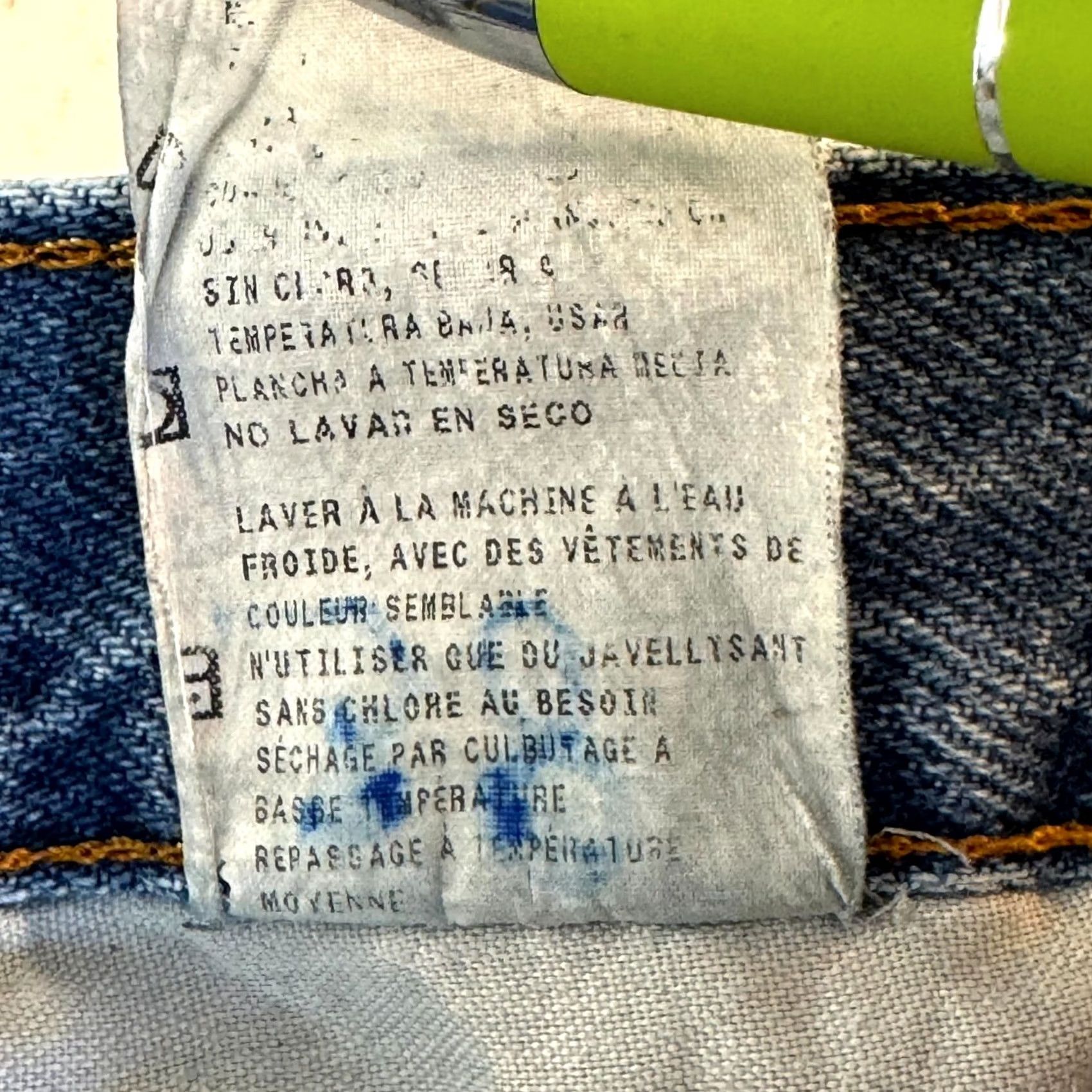 American Eagle Outfitters VINTAGE American Eagle Outfitters Men's Jeans 34 x 32 Blue Denim Mid-Rise Straight Size US 34 / EU 50 - 5 Thumbnail