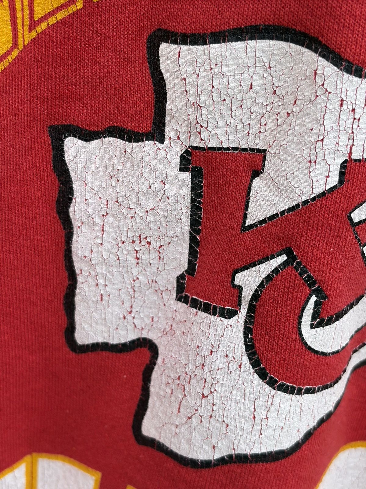 Russell Athletic Vintage 90s Russell Athletic Kansas City Chiefs Sweatshirt Size US XL / EU 56 / 4 - 2 Thumbnail