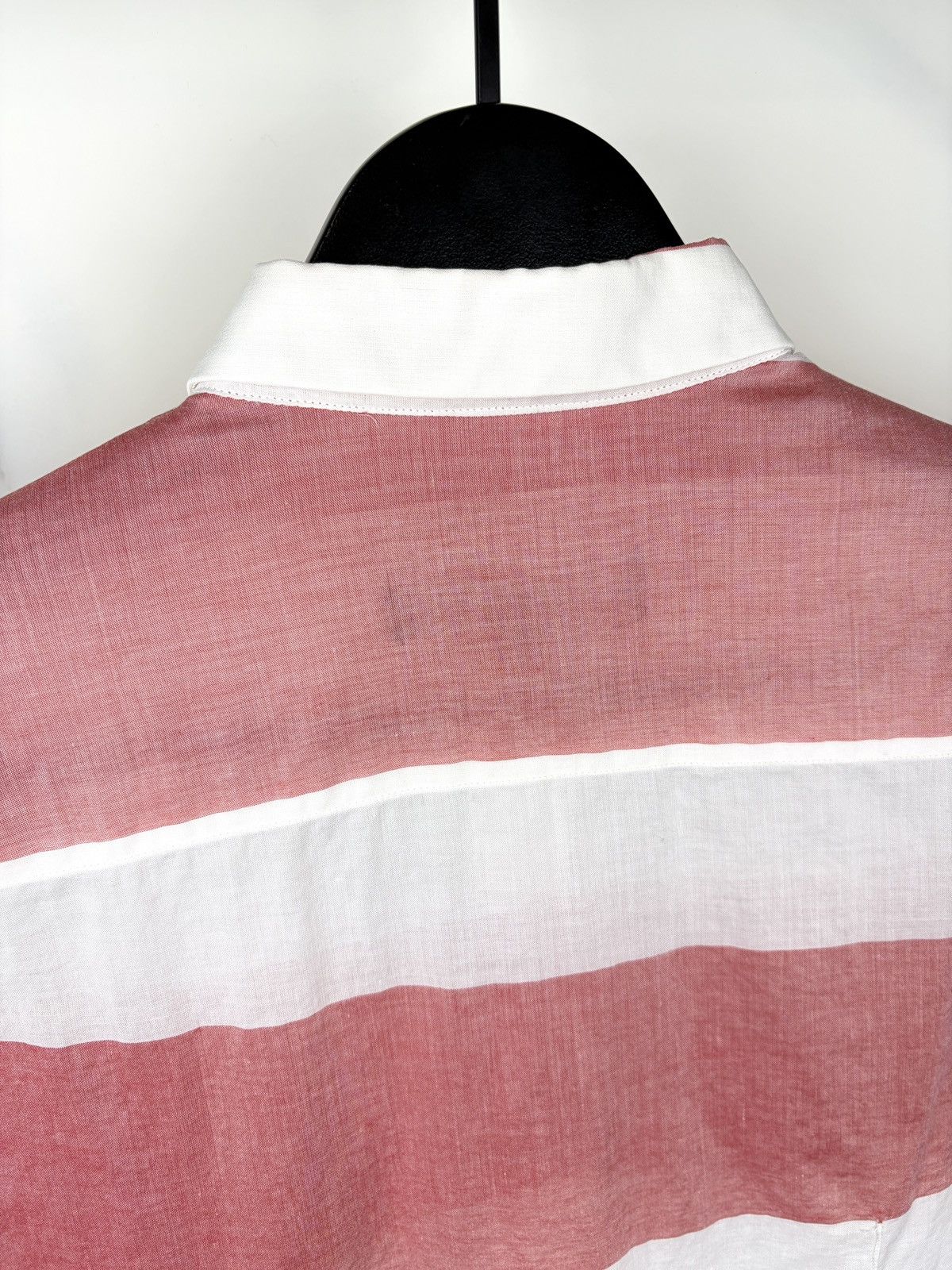 Raf Simons SS08 Raf Simons Prisoner Red Striped Button Up Shirt Size US S / EU 44-46 / 1 - 5 Thumbnail