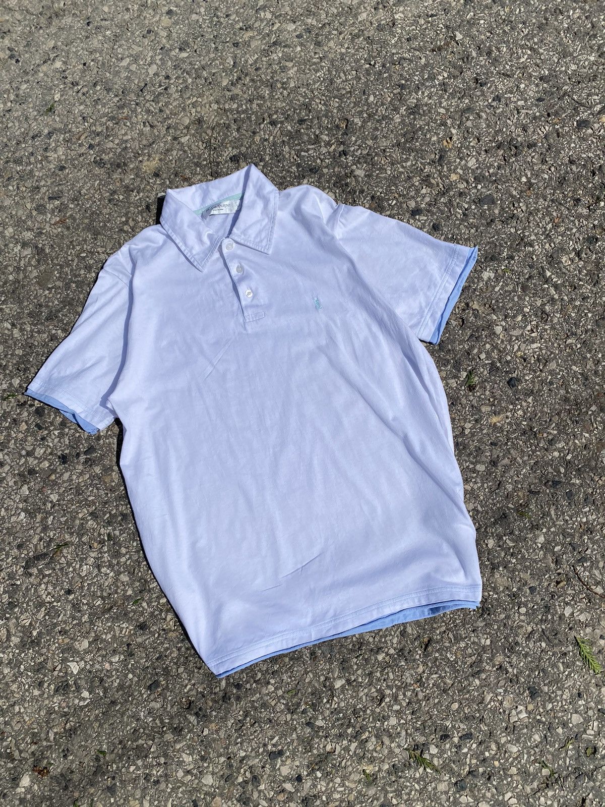 Yves Saint Laurent ysl polos shirt Size US L / EU 52-54 / 3 - 1 Thumbnail