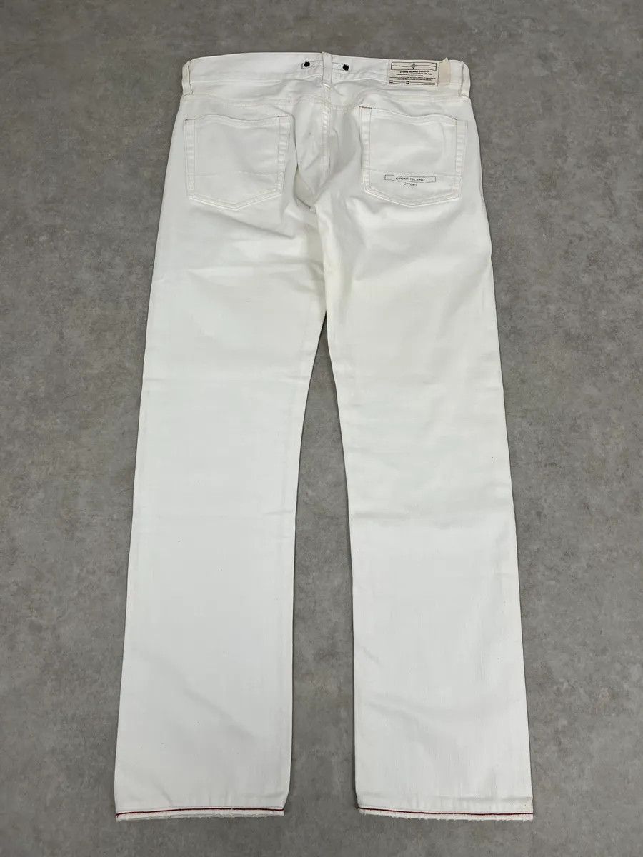Stone Island Stone Island White Denim Jeans Size US 32 / EU 48 - 8 Thumbnail