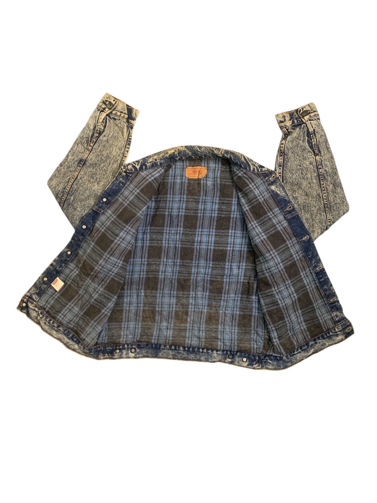 Levi's Vintage Clothing Rare Design Vintage Levi’s Trucker Jackets Size US L / EU 52-54 / 3 - 3 Thumbnail