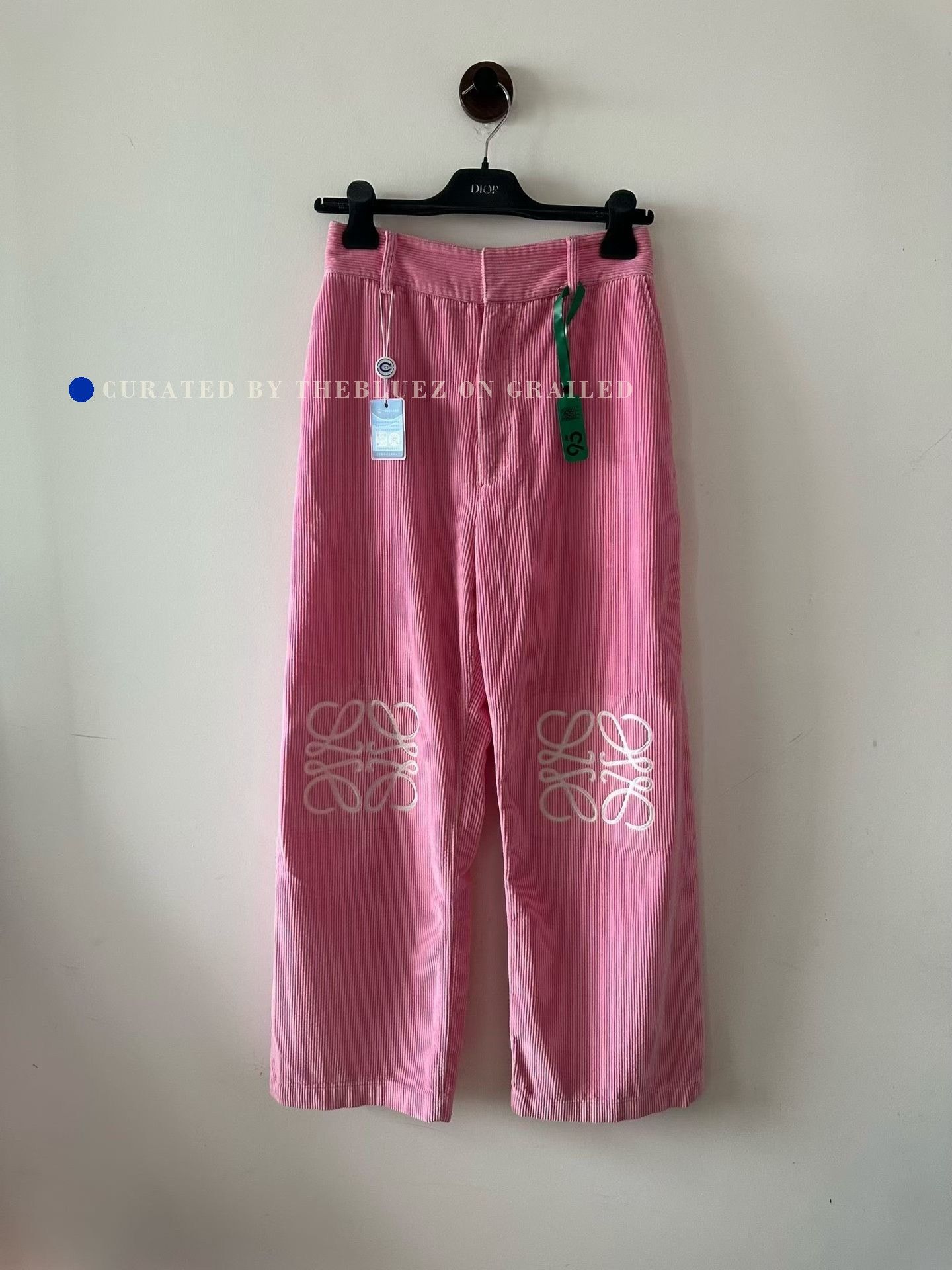 Loewe Loewe Pink Corduroy Double Knee Jeans Size 38" / US 16 / IT 52 - 1 Thumbnail