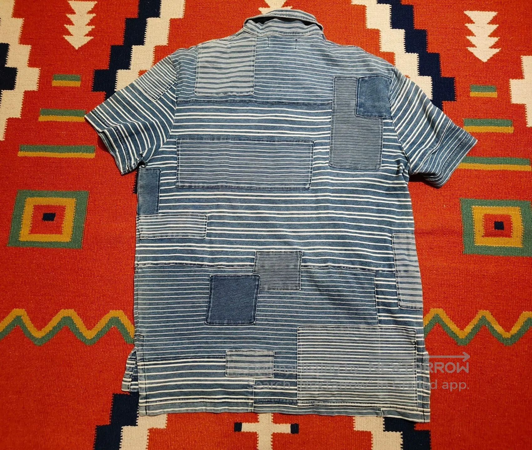 RRL Ralph Lauren Polo Ralph Lauren Patchwork Short Sleeve Tee. Size US L / EU 52-54 / 3 - 4 Thumbnail
