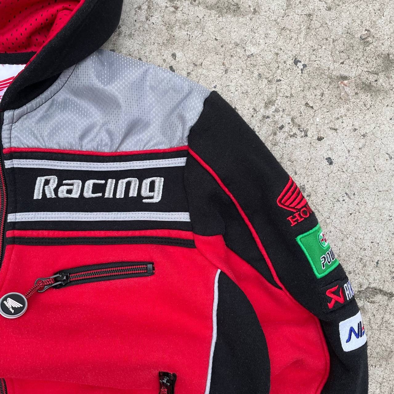 Honda Vintage Kids Zip Hoodie Honda Racing Y2K Size 7/8 Years 00s Size US XXS / EU 40 - 6 Thumbnail