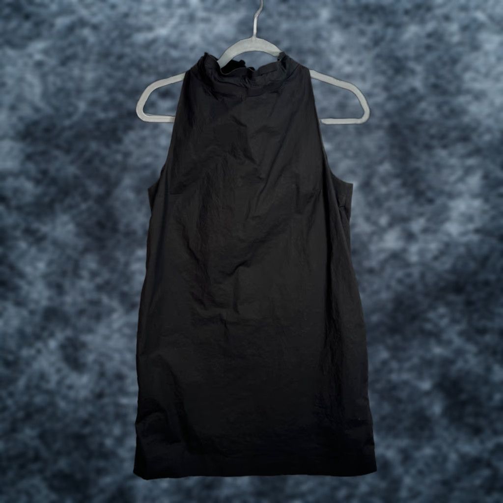 VINTAGE COS Black Halter Neck Dress Womens 6 Knee Length Sleeveless Party Cocktail 90s/2000s Style Womens