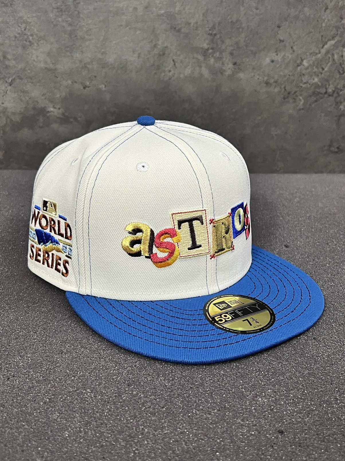 New Era 7 3/4 MyFitteds Houston Astros ASTROWORLD Travis Scott Cap ...