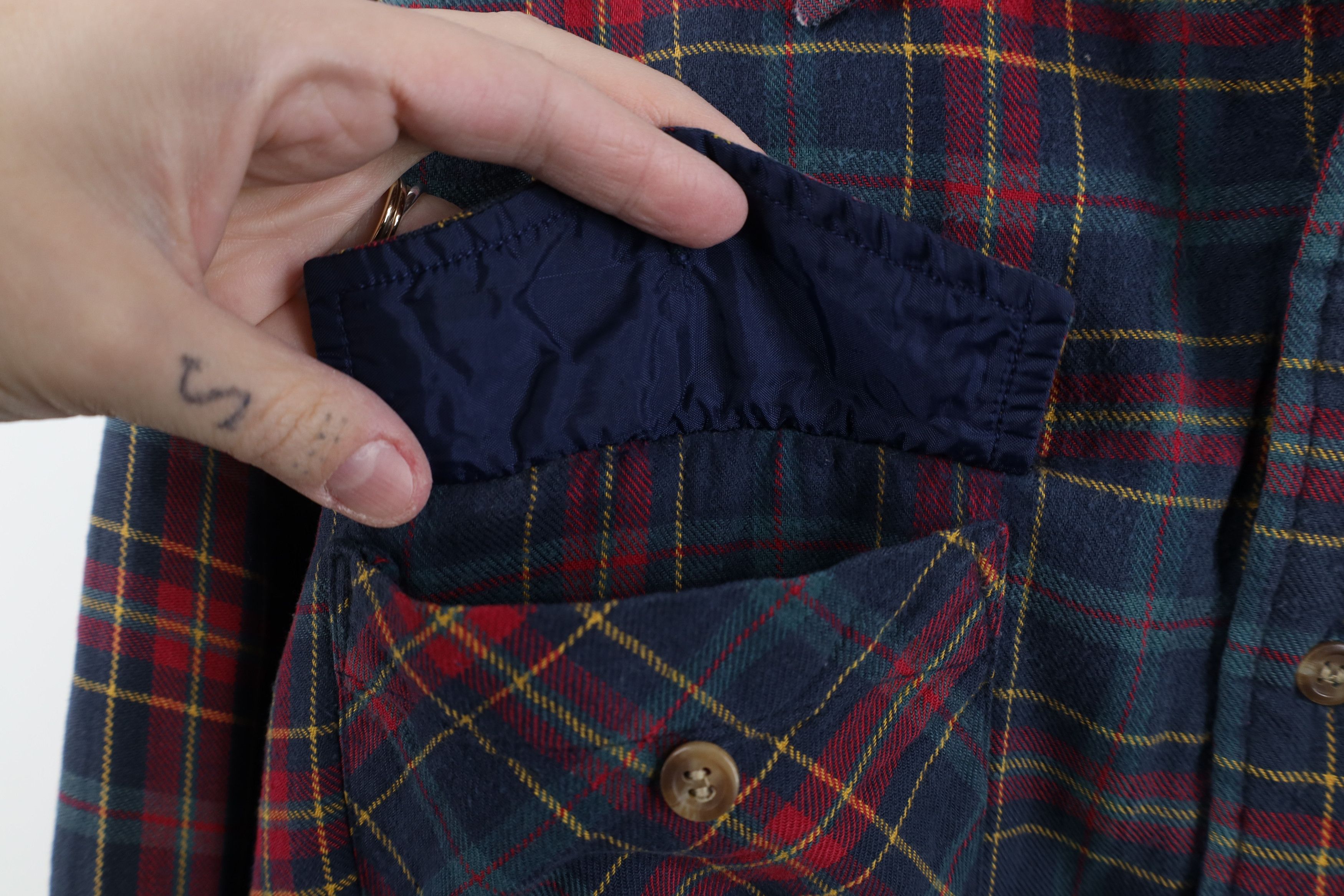Vintage Vintage 90s Streetwear Quilted Flannel Button Shirt Jacket Size US XXL / EU 58 / 5 - 9 Thumbnail