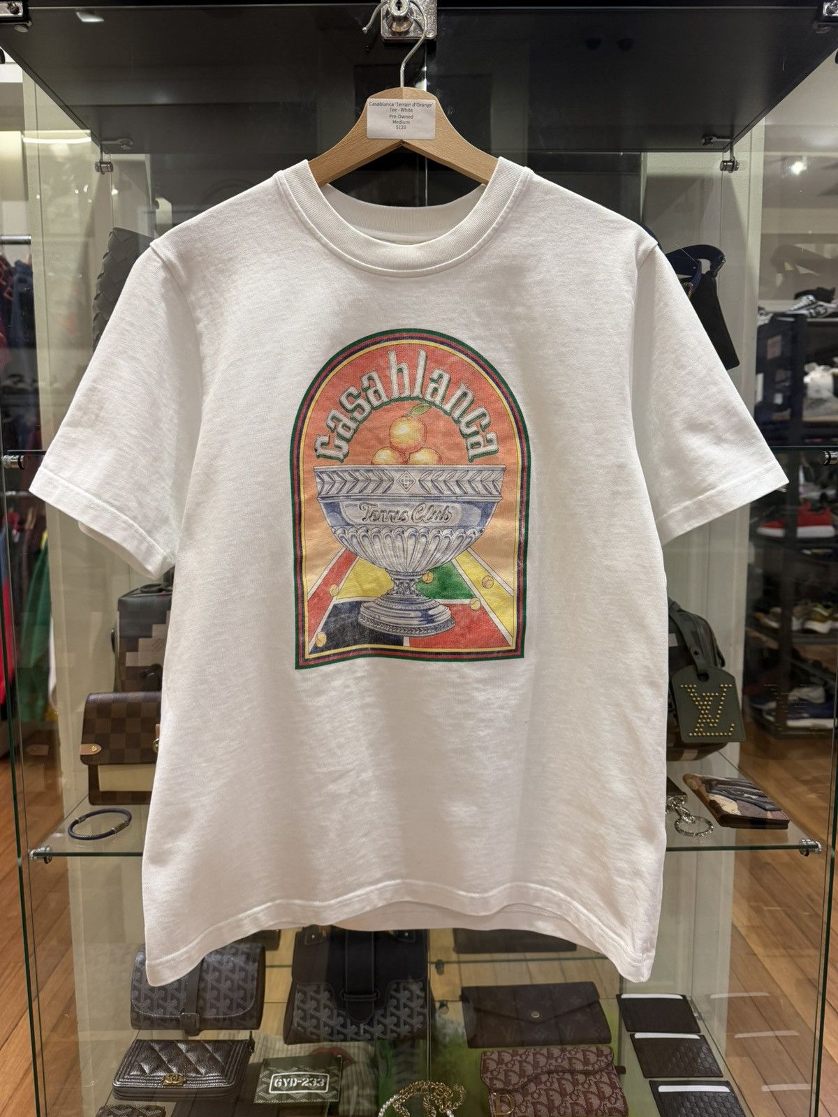 Casablanca Casablanca ‘Terrain d’Orange’ Tee - White Size US M / EU 48-50 / 2 - 1 Thumbnail